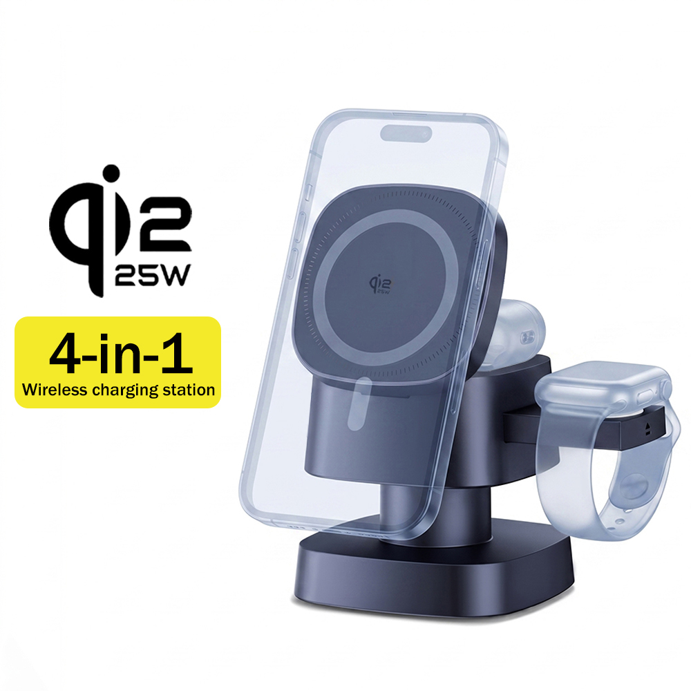 Wireless Charger Watch - Qi2.2 25W 4 in 1 Magnetic