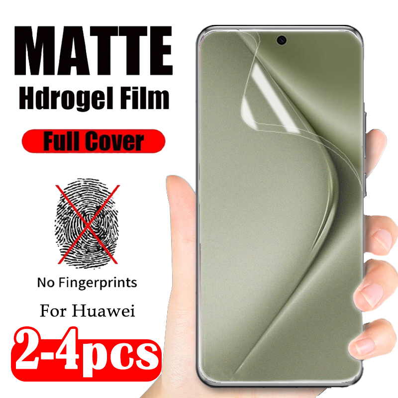 Huawei Mate 60 - 4-2Pcs Curved Matte Hydrogel Film For