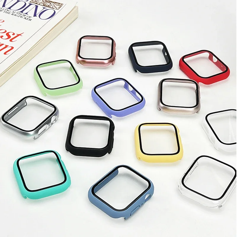 Tempered Glass+cover For Apple - Apple Smartwatch Accessories recension och pris