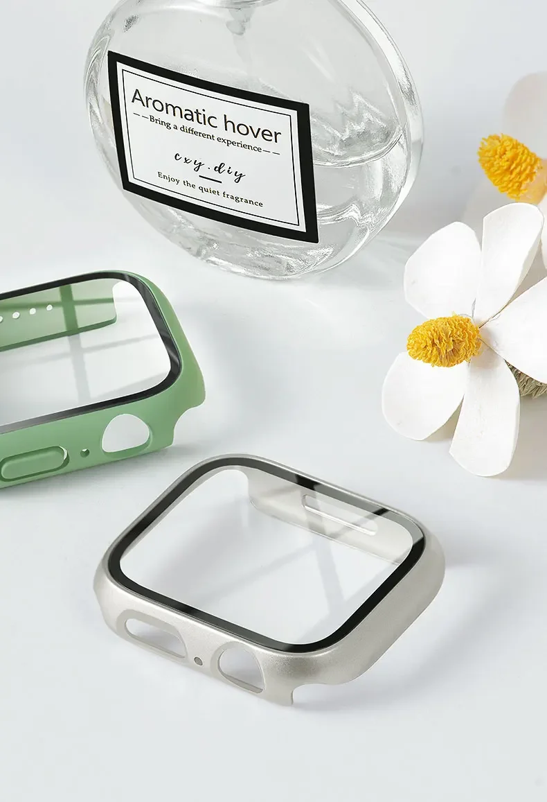 Tempered Glass+cover For Apple - Apple Smartwatch Accessories recension och pris