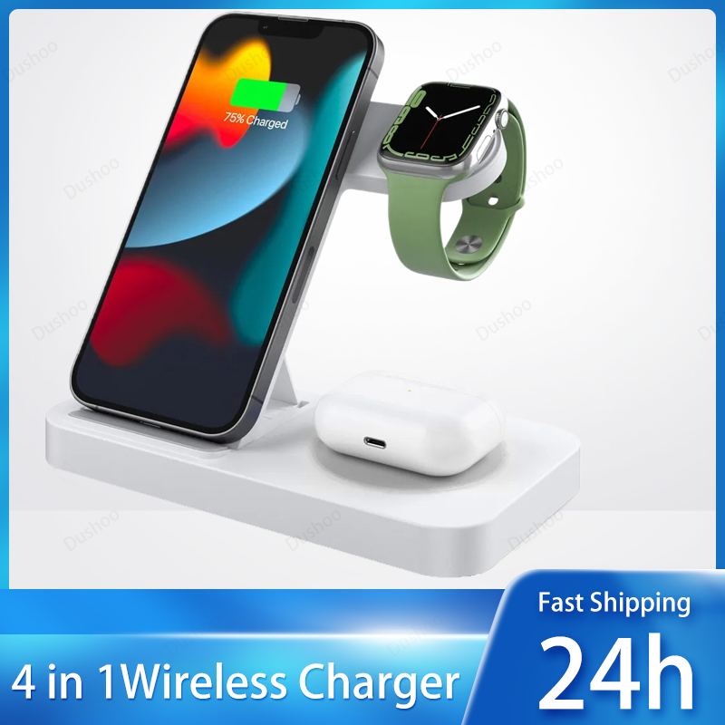 Travel 4 in 1 Wireless Charger - Smartwatch Ac recension och pris