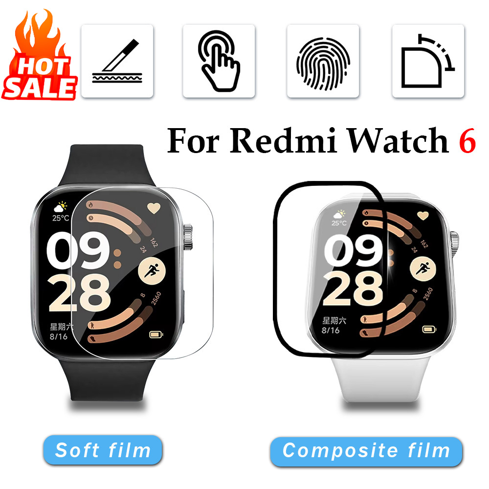 1-5Pcs Soft Film for Xiaomi Re - Smartwatch Case recension och pris