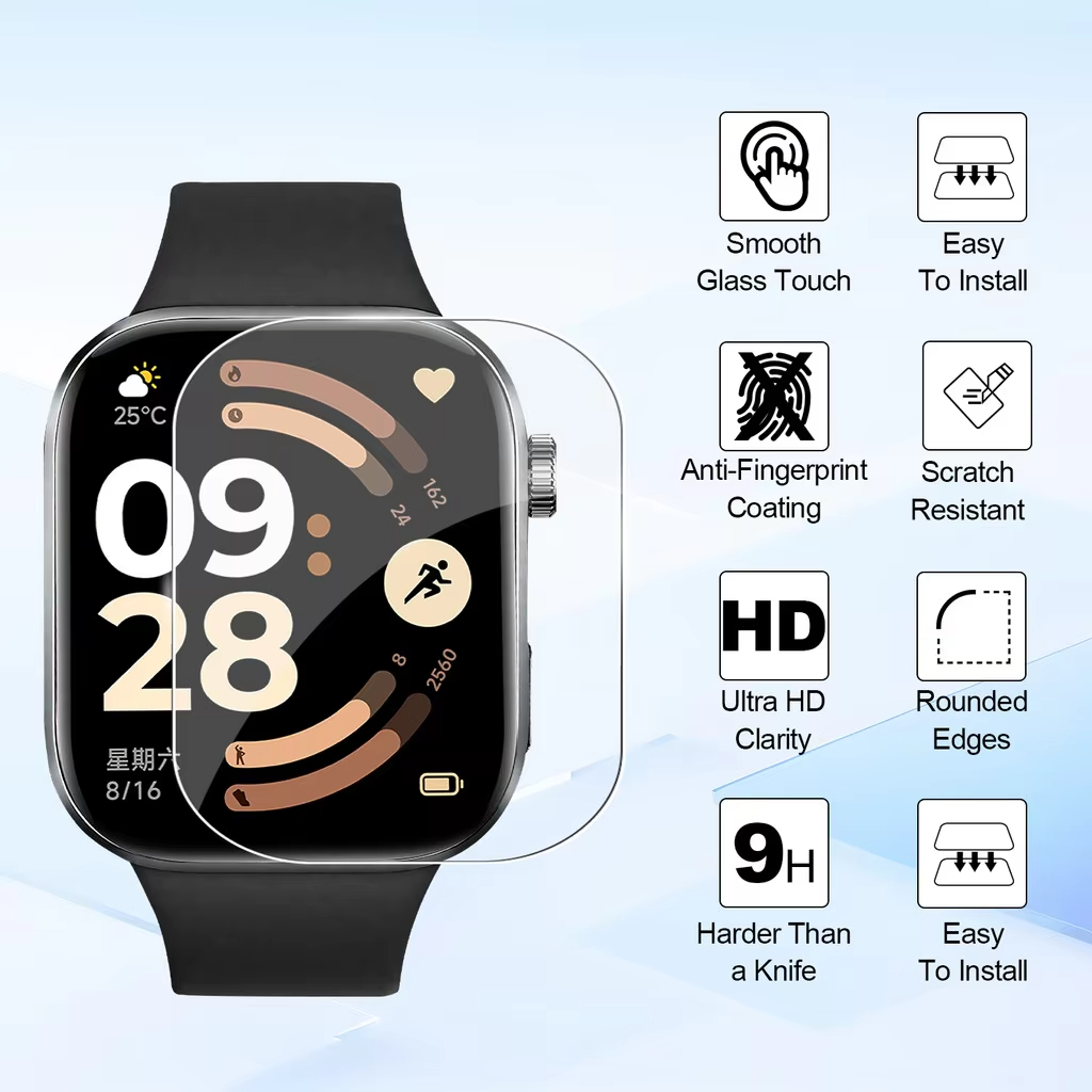 1-5Pcs Soft Film for Xiaomi Re - Smartwatch Case recension och pris