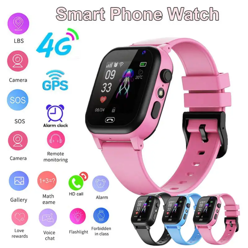 4G Kids Smart Watch SOS Call L - Smartwatch Id recension och pris