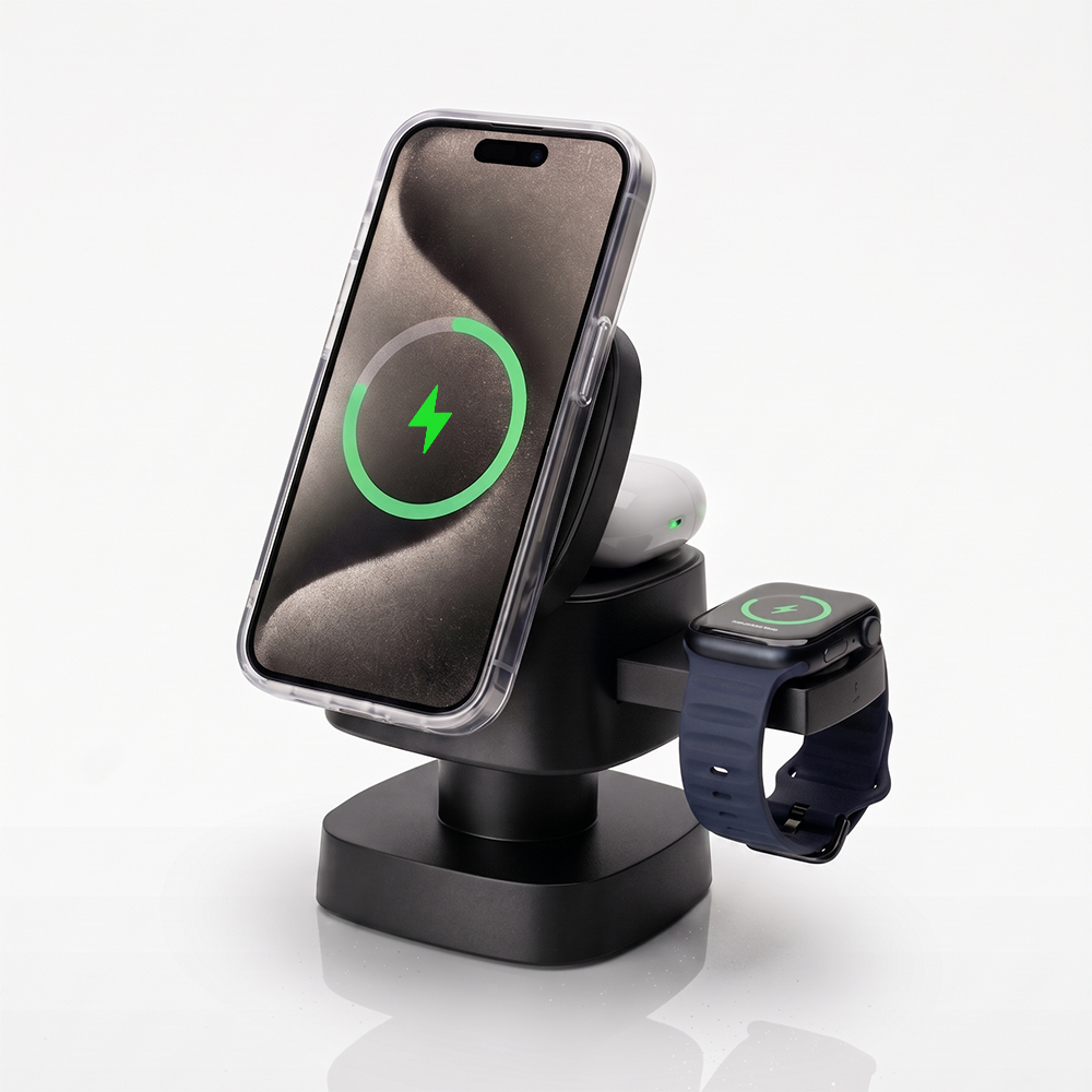 Qi2.2 25W 4 in 1 Magnetic Wire - Wireless Charger Watch recension och pris