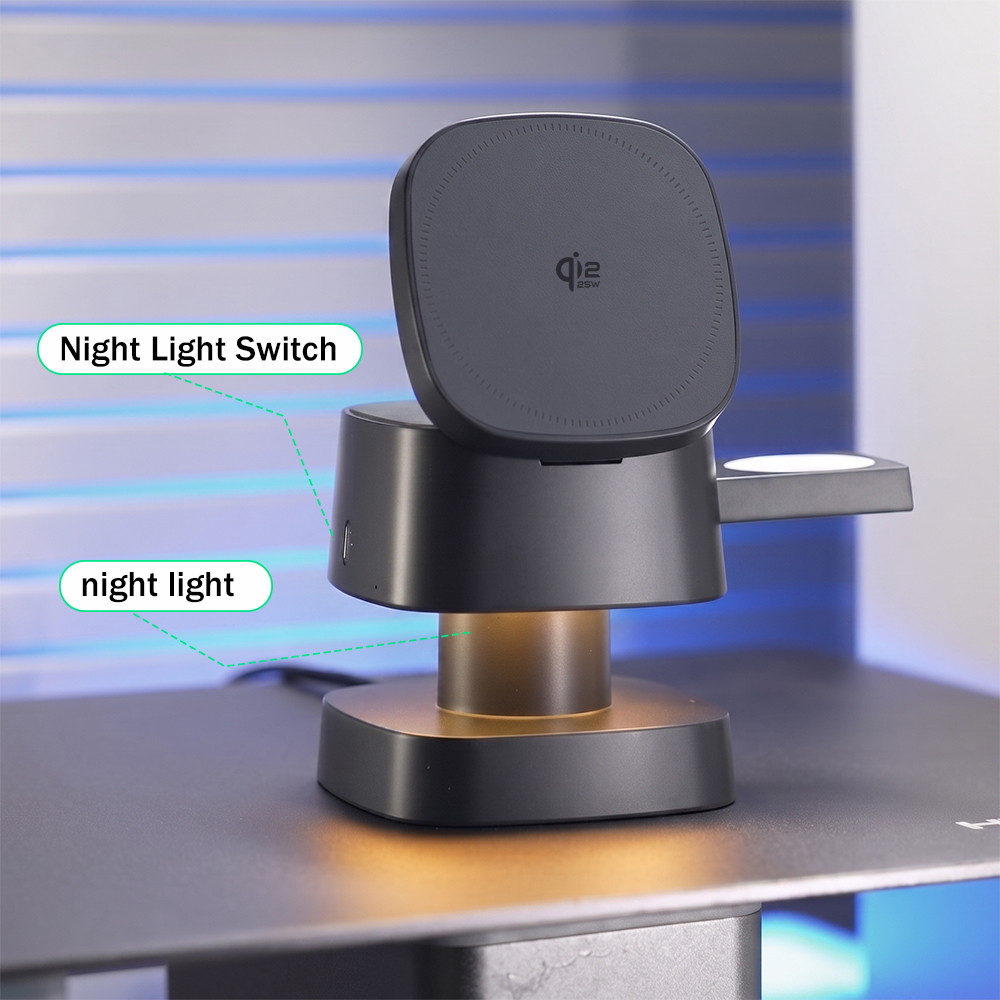 Qi2.2 25W 4 in 1 Magnetic Wire - Wireless Charger Watch recension och pris