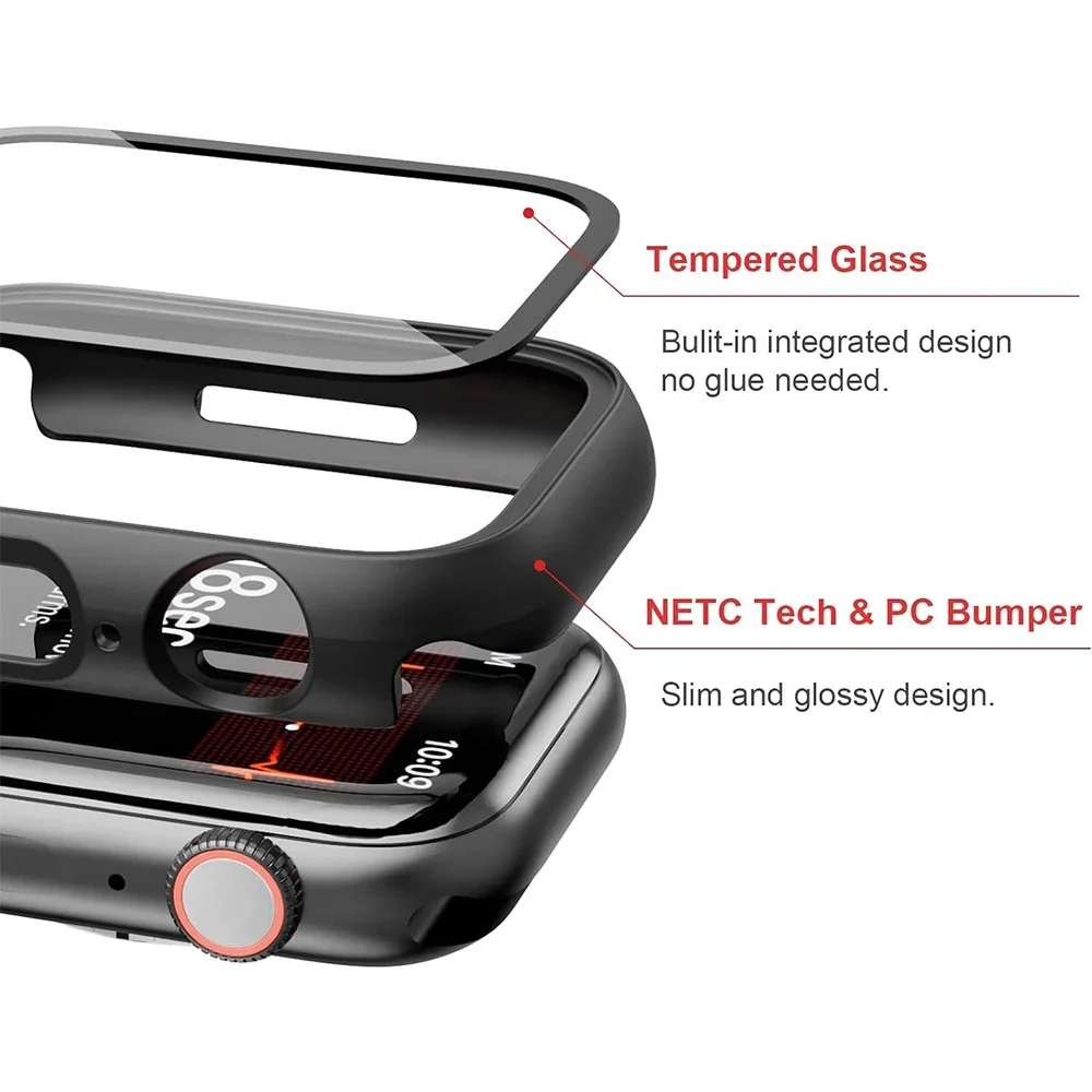 Tempered Glass Screen Protecto - Smartwatch Case recension och pris