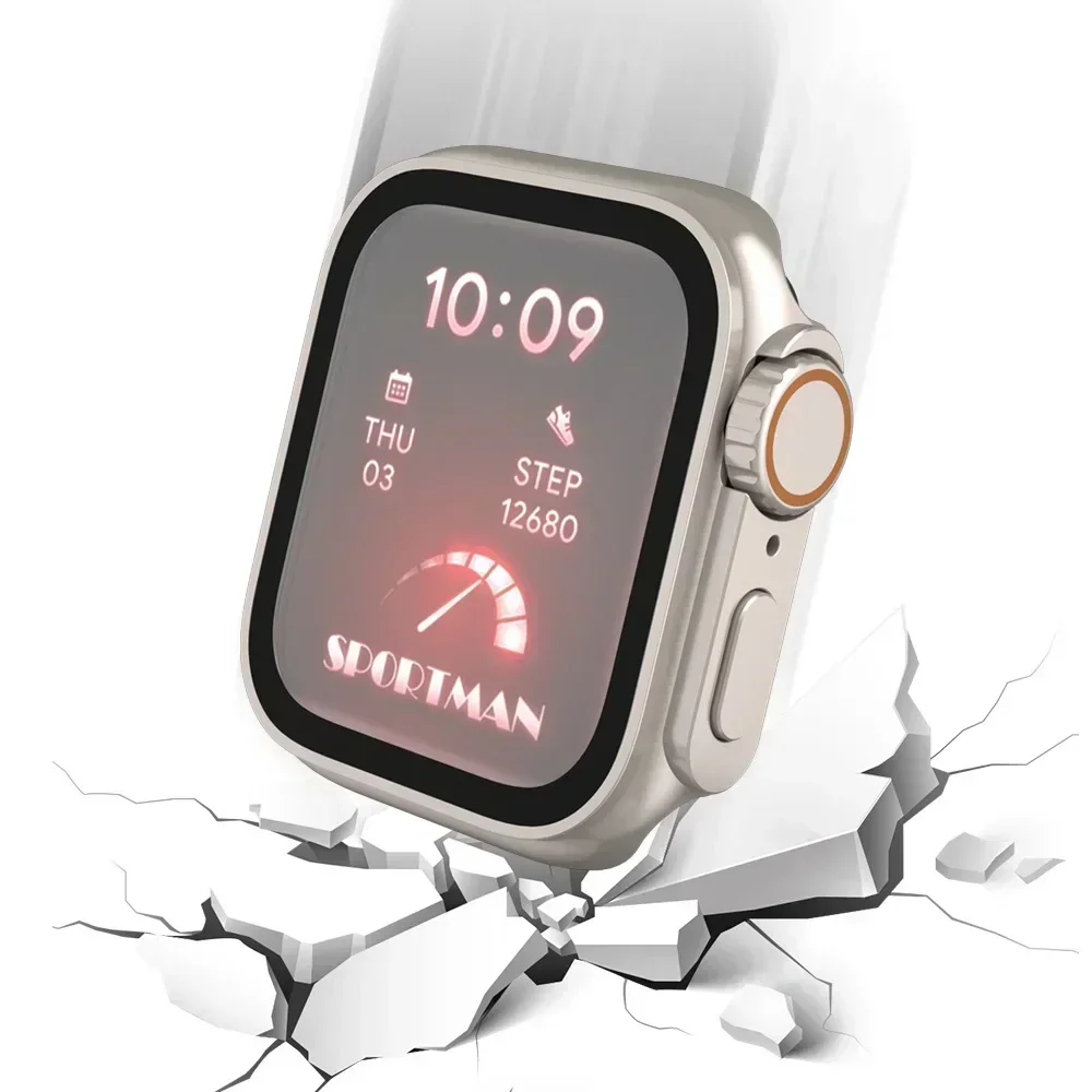 2PCS Tempered Glass+Cover For  - Apple Smartwatch Accessories recension och pris