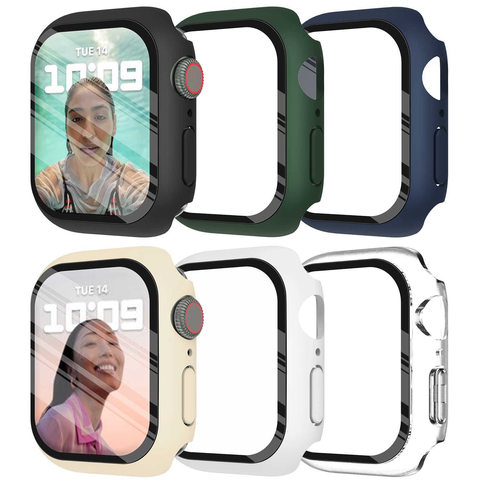 Tempered Glass+cover For Apple - Apple Smartwatch Accessories recension och pris
