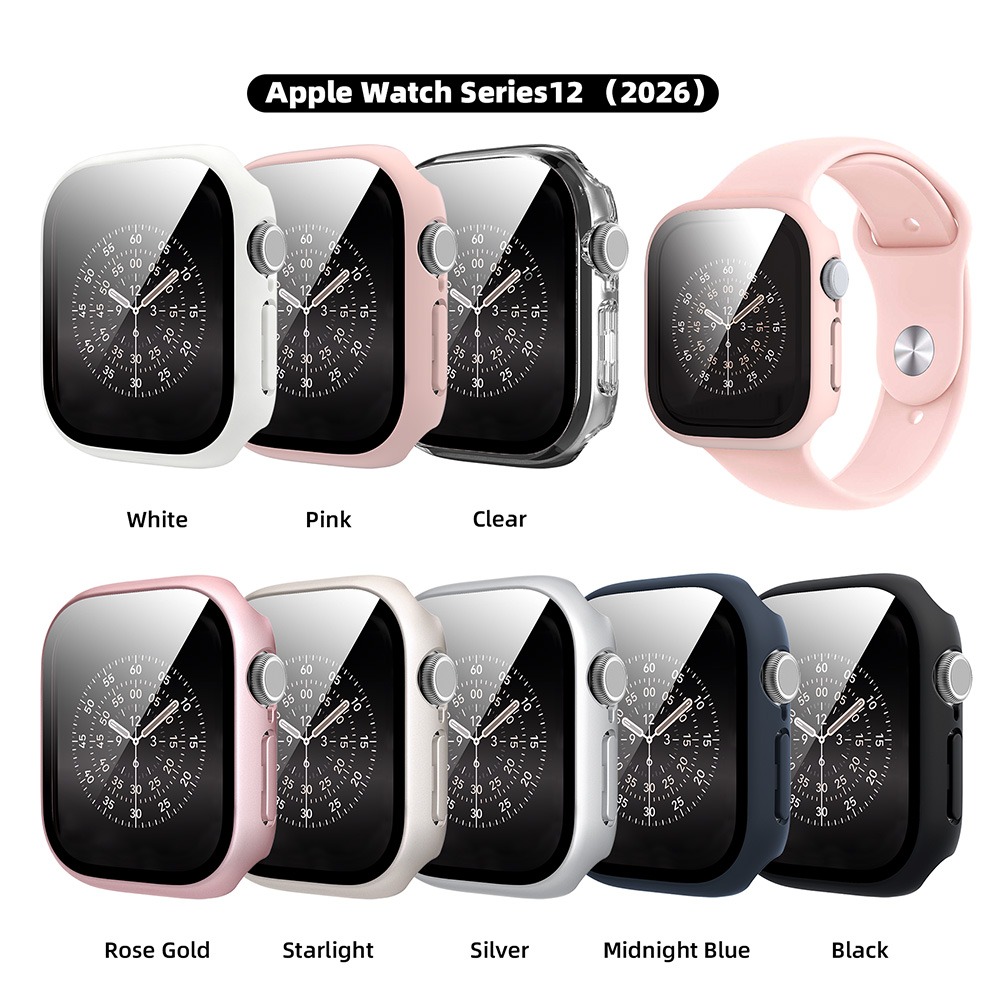 Tempered Glass+Cover For Apple - Apple Smartwatch Accessories recension och pris