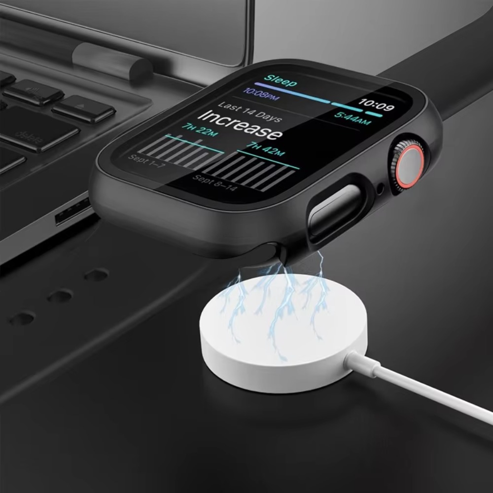 Tempered Glass+Cover For Apple - Apple Smartwatch Accessories recension och pris