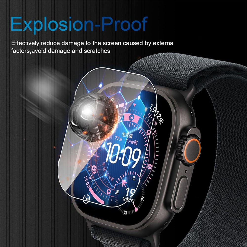 Tempered Glass For Apple Watch - Smartwatch Case recension och pris