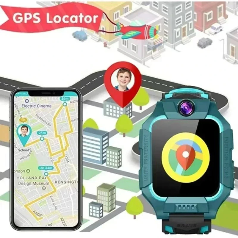 Lenovo 5G Kids Smart Watch Gif - Smartwatch Id recension och pris