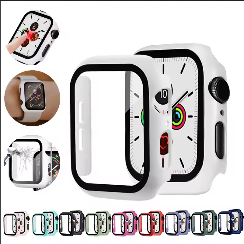 Tempered Glass+Cover For Apple - Smartwatch Case recension och pris