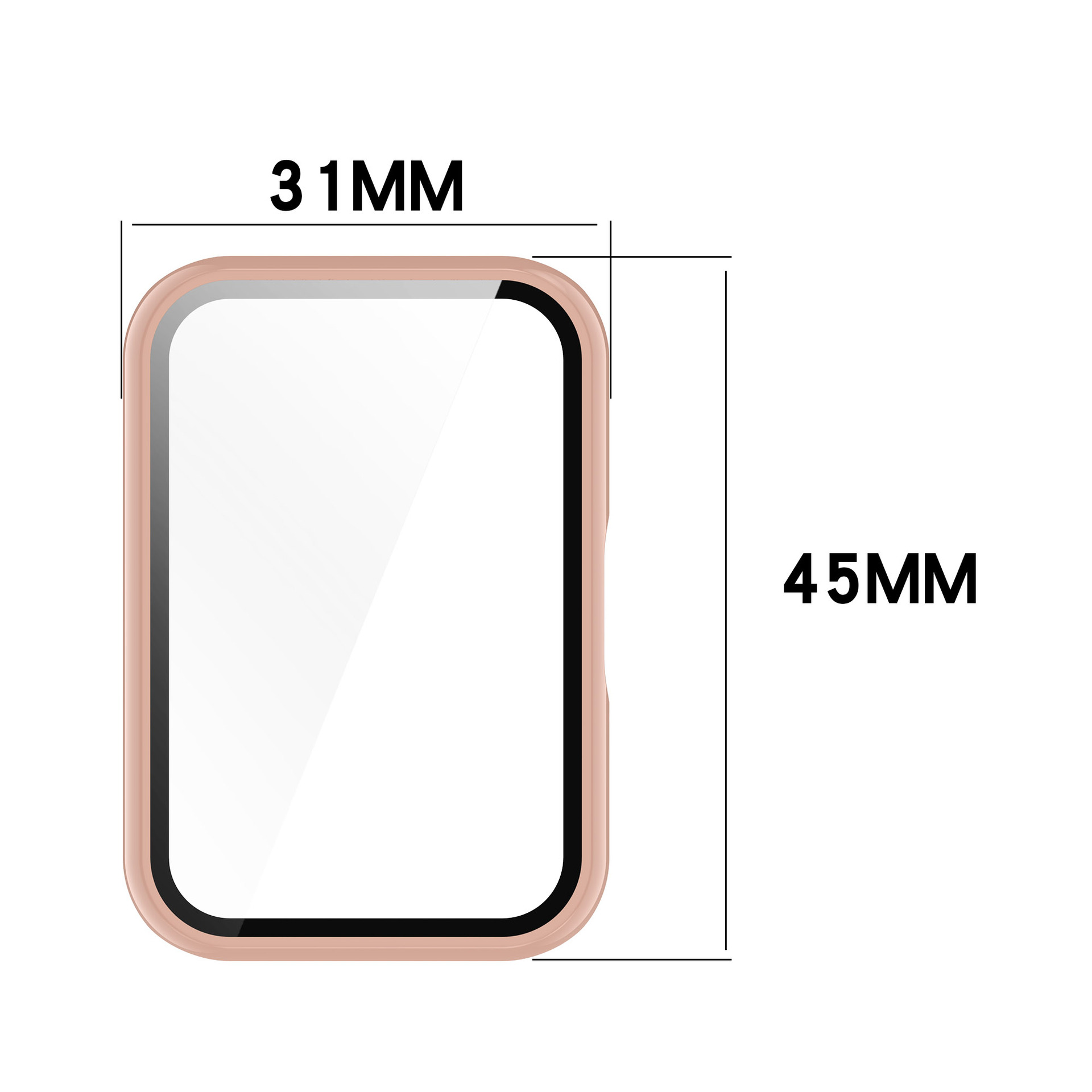 Glass+Case For Samsung Galaxy  - Smartwatch Watch Accessories For Women recension och pris