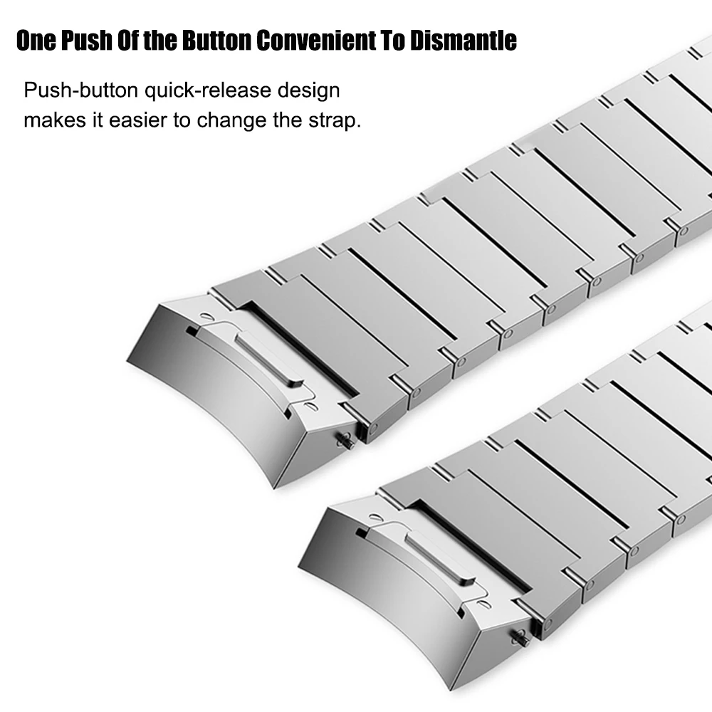 Official Metal Steel Strap For - Titan Smartwatch Accessories recension och pris