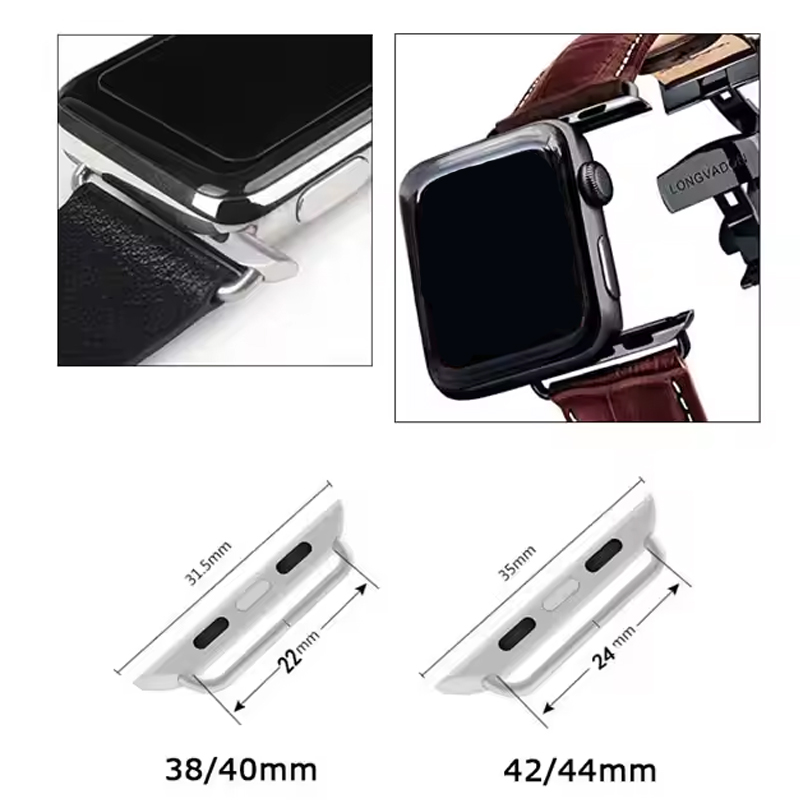 2pcs Stainless Steel Connector - Apple Smartwatch Accessories recension och pris