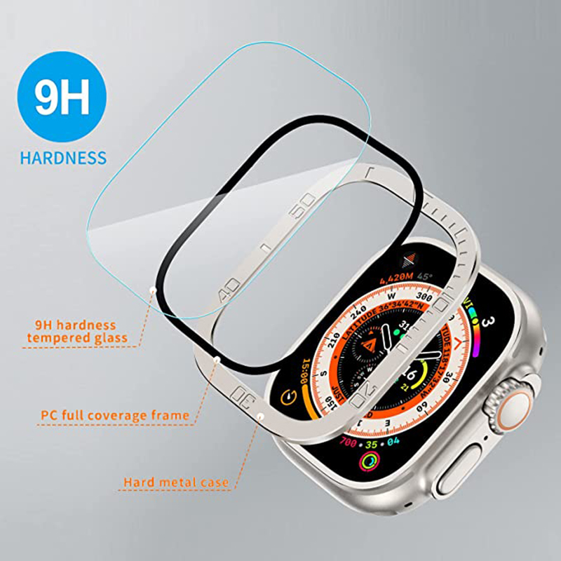 Tempered Glass for Apple Watch - Smartwatch Case recension och pris