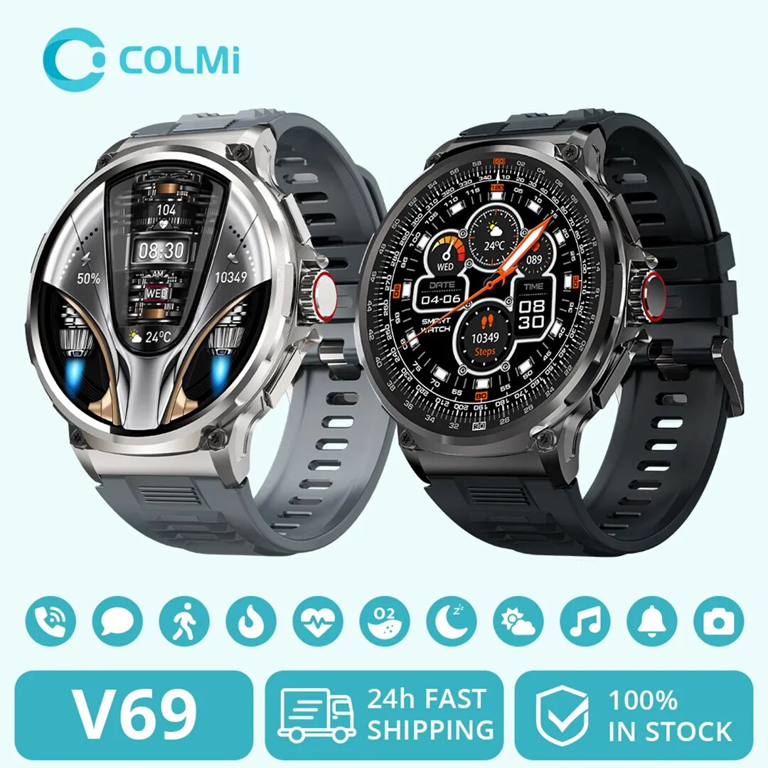COLMI V69 1.85 Inch HD Bluetoo - Smartwatch Faces recension och pris