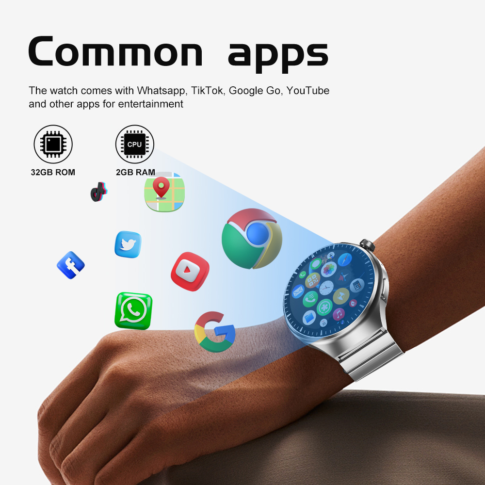 SERVO KOM11 4G Smart Watch Pho - Smartwatch Faces recension och pris