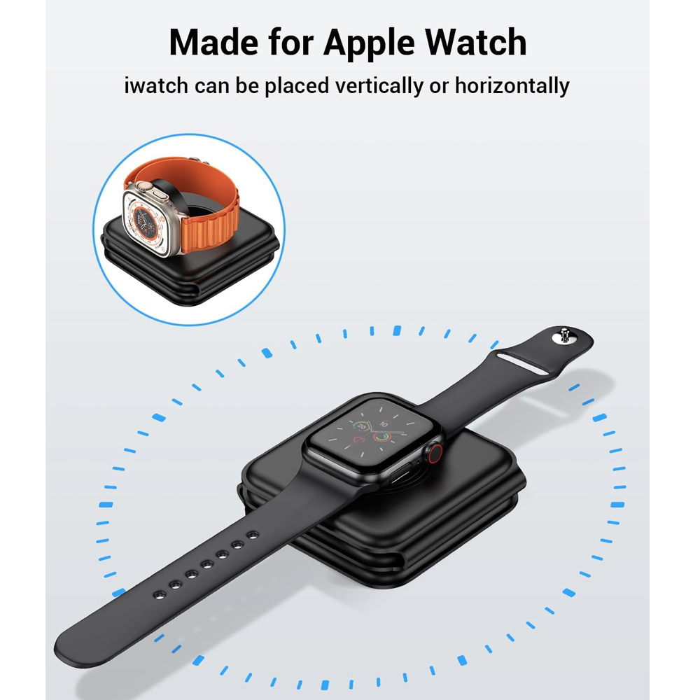 3 In 1 Wireless Charging Stati - Wireless Charger Watch recension och pris