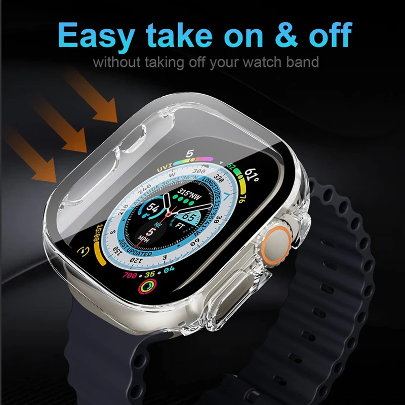 Glass+case For Apple Watch Ult - Apple Smartwatch Accessories recension och pris