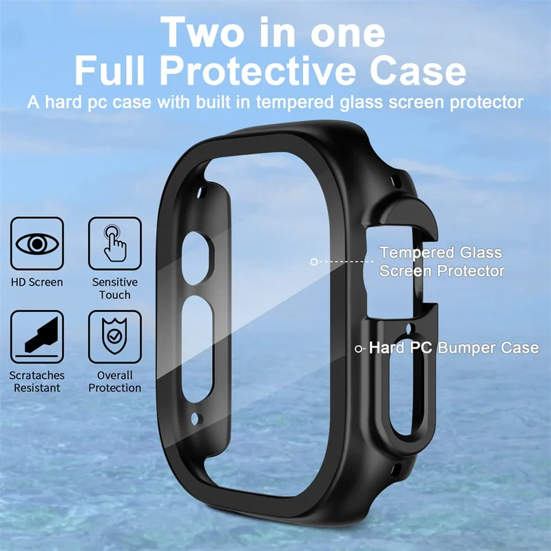 Glass+case For Apple Watch Ult - Apple Smartwatch Accessories recension och pris