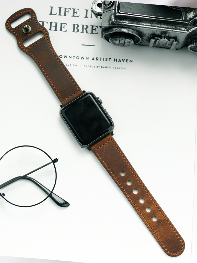 Genuine Leather Correa Strap f - Smartwatch Accessories Shop recension och pris